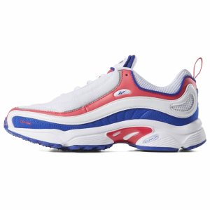 Adidasy Damskie Reebok Daytona DMX Białe/Niebieskie/Różowe/Srebrne PL 03DWUOC